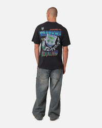 Mitchell & Ness New Zealand Warriors Ball Busting T-Shirt Overdyed Black