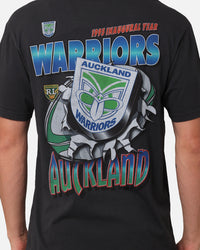 Mitchell & Ness New Zealand Warriors Ball Busting T-Shirt Overdyed Black