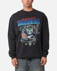 Mitchell & Ness New Zealand Warriors Break Out Crewneck Overdyed Black