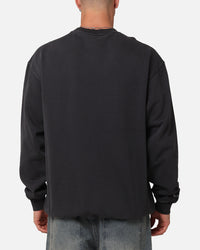 Mitchell & Ness New Zealand Warriors Break Out Crewneck Overdyed Black