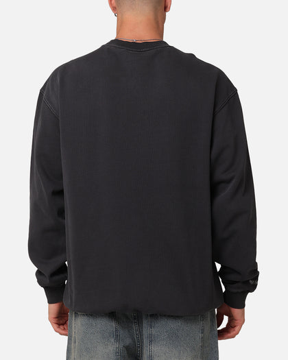 Mitchell & Ness New Zealand Warriors Break Out Crewneck Overdyed Black