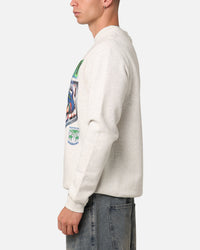 Mitchell & Ness New Zealand Warriors Burst Out Crewneck Silver Marle