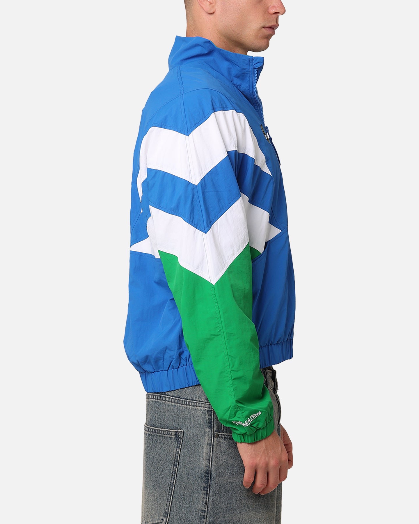 Mitchell & Ness New Zealand Warriors Full Zip Spray Jacket Black