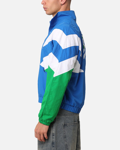 Mitchell & Ness New Zealand Warriors Full Zip Spray Jacket Black/White/Green