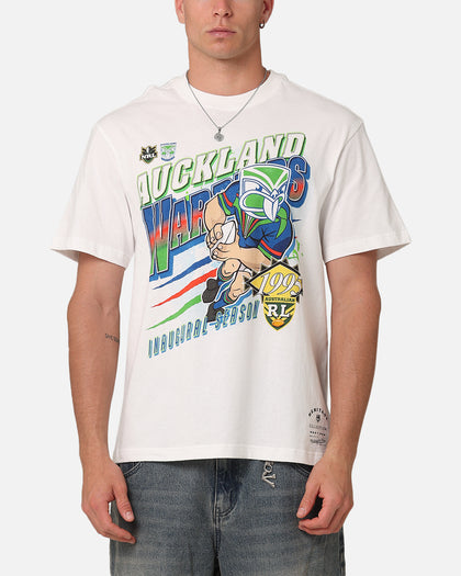 Mitchell & Ness Auckland Warriors 1995 Season T-Shirt Vintage White
