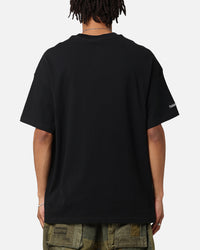 Mitchell & Ness Chicago Bulls 6 Time World Champions T-Shirt Faded Black