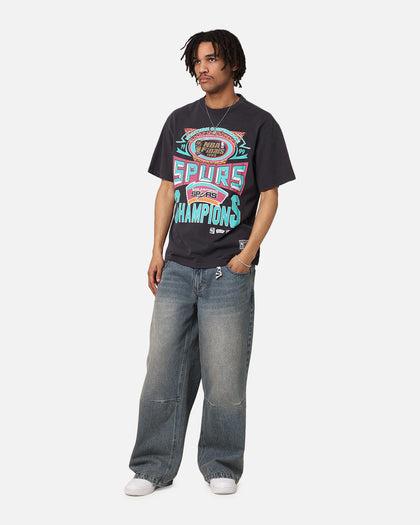 Mitchell & Ness San Antonio Spurs Chisel Championship T-Shirt Black