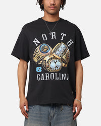 Mitchell & Ness North Carolina Rings UNC T-Shirt Faded Black