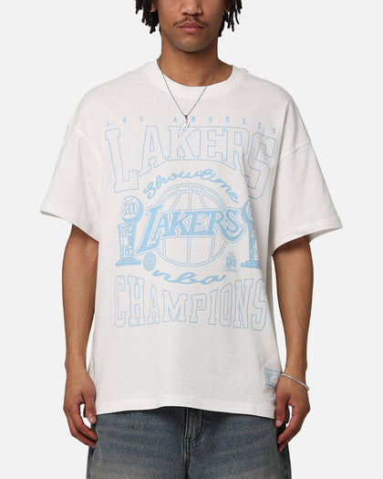Mitchell & Ness Los Angeles Lakers World Champions T-Shirt Vintage White