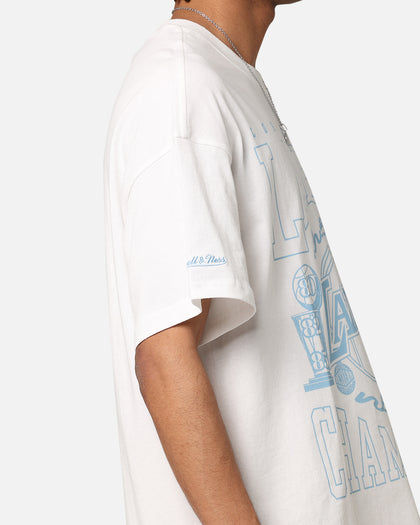 Mitchell & Ness Los Angeles Lakers World Champions T-Shirt Vintage White
