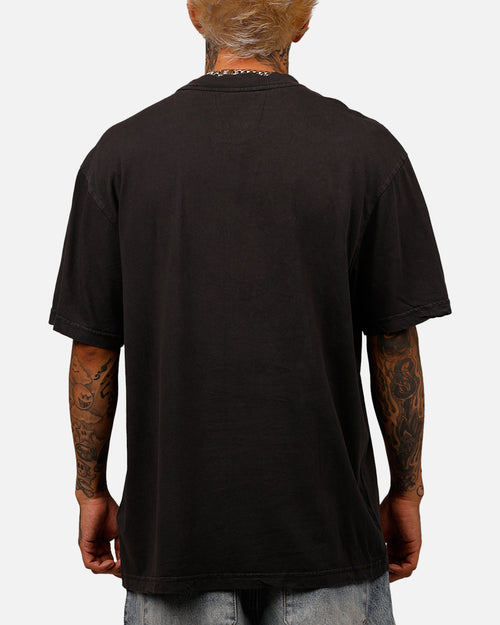 Mitchell & Ness Chicago Bulls Vs Los Angeles Lakers Stub T-Shirt Overdyed Black