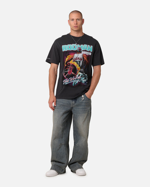 Mitchell & Ness Dennis Rodman Vice T-Shirt Faded Black