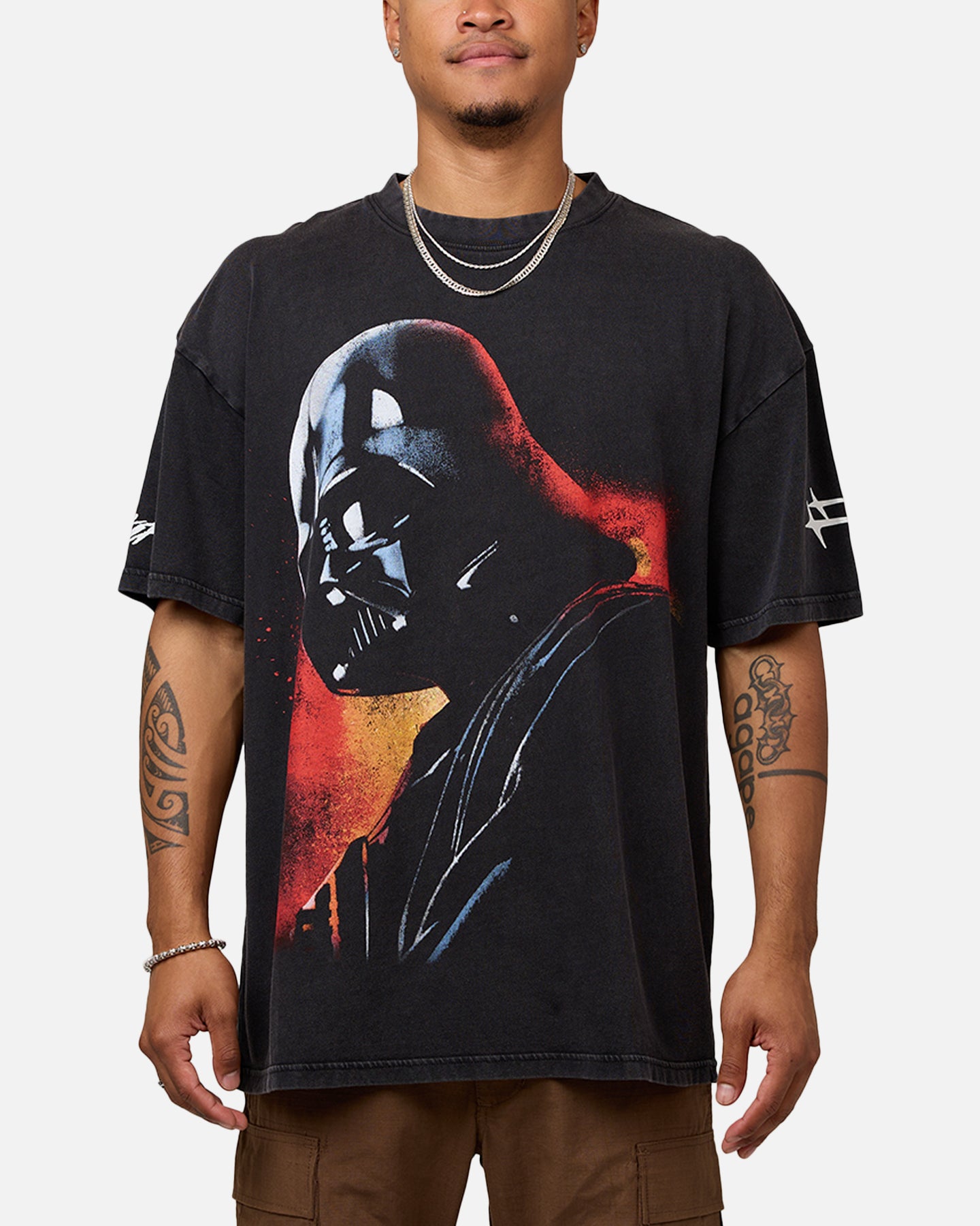 Star Wars Darth Vader T-Shirt Black Wash | Culture Kings US
