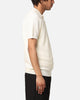 XXIII Herringbone Quater Zip Polo Shirt Cream