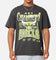 Mitchell & Ness Chicago Bulls Championship Neon T-Shirt Overdyed Black