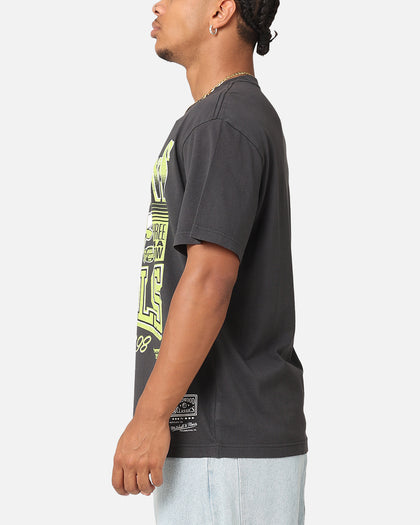 Mitchell & Ness Chicago Bulls Championship Neon T-Shirt Overdyed Black
