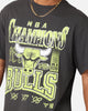 Mitchell & Ness Chicago Bulls Championship Neon T-Shirt Overdyed Black