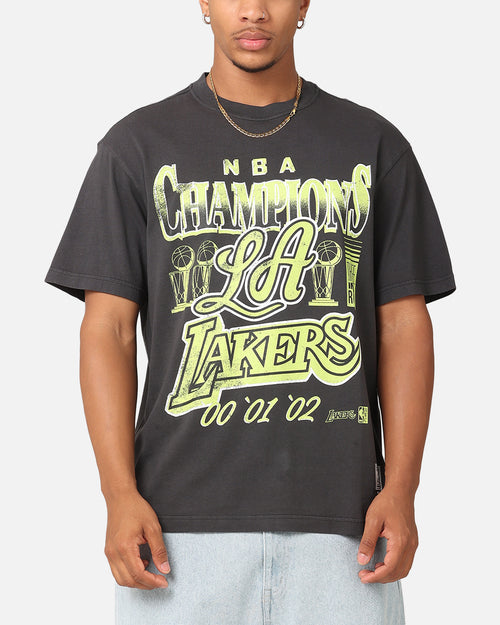Mitchell & Ness Los Angeles Lakers Championship Neon T-Shirt Overdyed Black