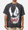 Marvel Spider-Man Venom T-Shirt Black Acidwash