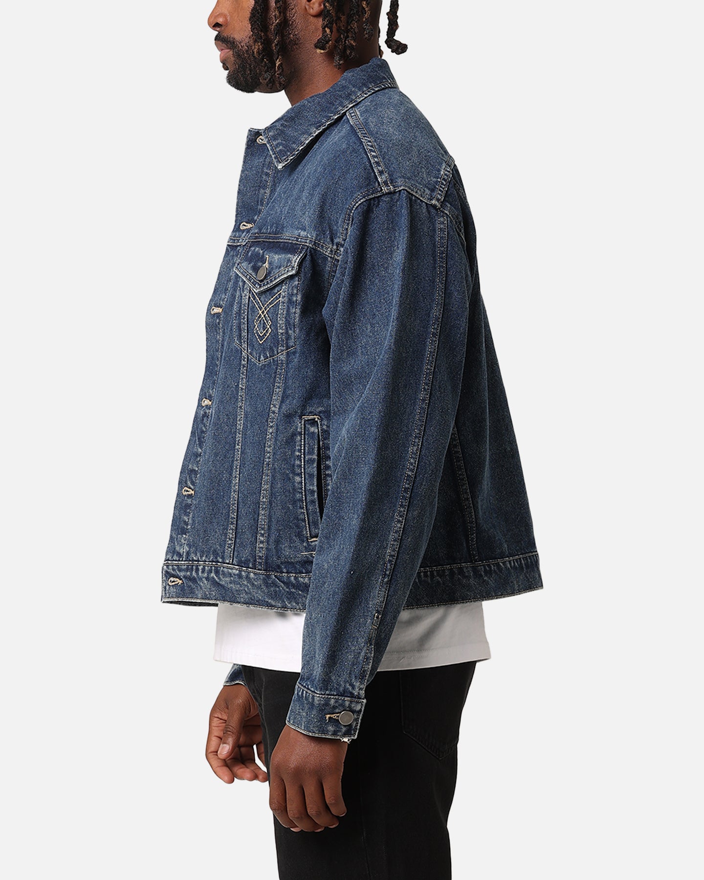 XXIII Classic Trucker Denim Jacket Mid Blue | Culture Kings US