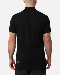 Saint Morta Annex Mockneck T-Shirt Black/Black