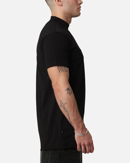 Saint Morta Annex Mockneck T-Shirt Black/Black