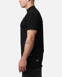 Saint Morta Annex Mockneck T-Shirt Black/Black