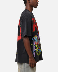 Marvel X-Men The X-Men Heavy Vintage T-Shirt Vintage Black