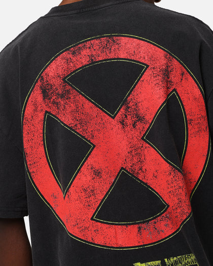 Marvel X-Men The X-Men Heavy Vintage T-Shirt Vintage Black
