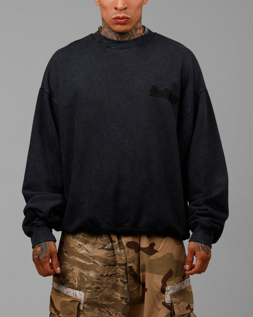 Loiter Freeway Crewneck Washed Black