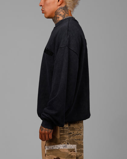 Loiter Freeway Crewneck Washed Black