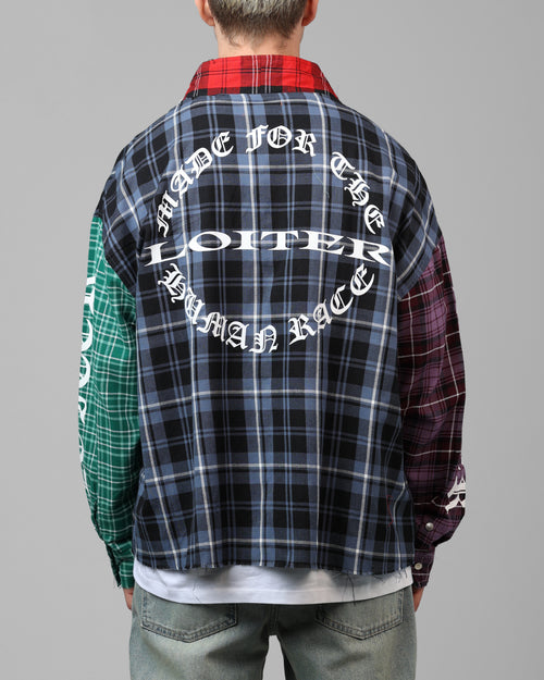 Loiter Kimono Flannel Multi