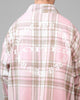 Loiter Kimono Flannel Pink/Brown