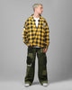Loiter Kimono Flannel Yellow/Black
