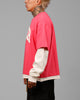 Loiter Impact Long Sleeve T-Shirt Washed Pink/White