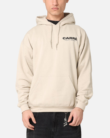 Carre Logo Hoodie Sand