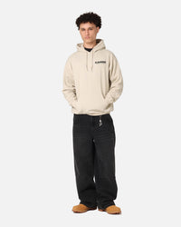 Carre Logo Hoodie Sand