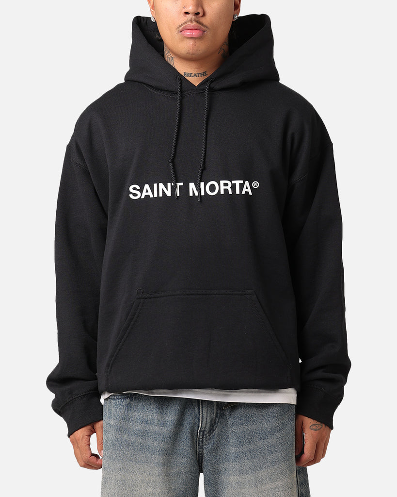 Saint Morta Official Hoodie Black/White | Culture Kings US