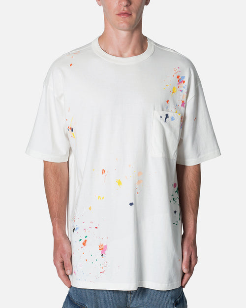 MNML Paint Splatter T-Shirt Off White