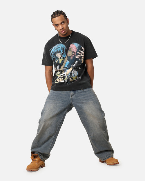 Goat Crew X Kingdom Hearts Poster Heavy T-Shirt Vintage Black