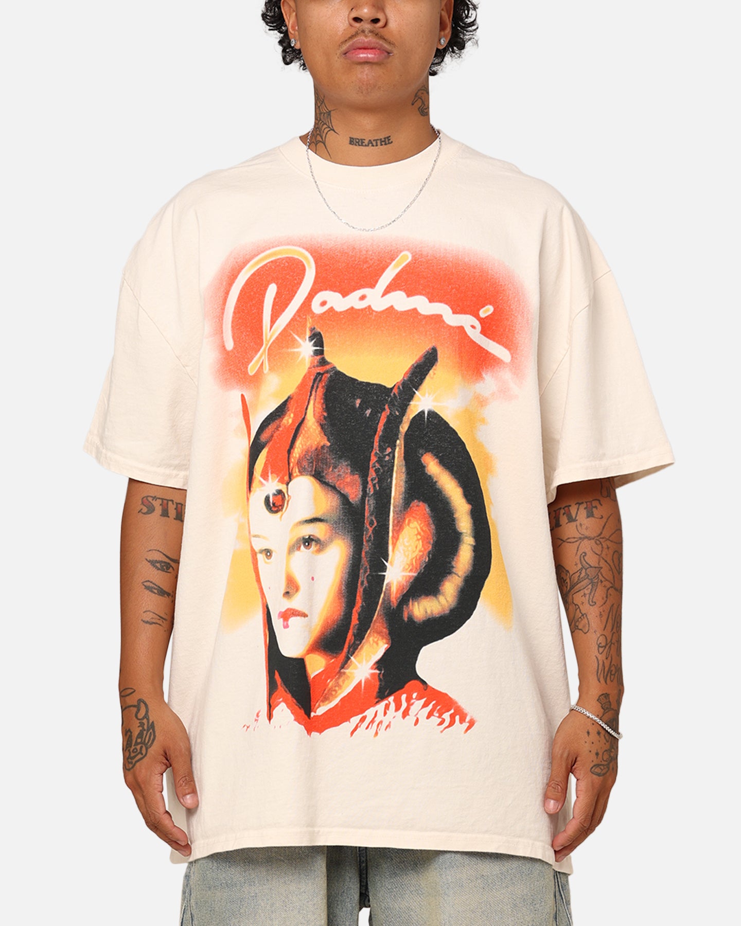 Star Wars Padmé Heavy T-Shirt Off White | Culture Kings US