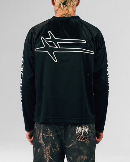 Loiter Long Sleeve Training Jersey Black