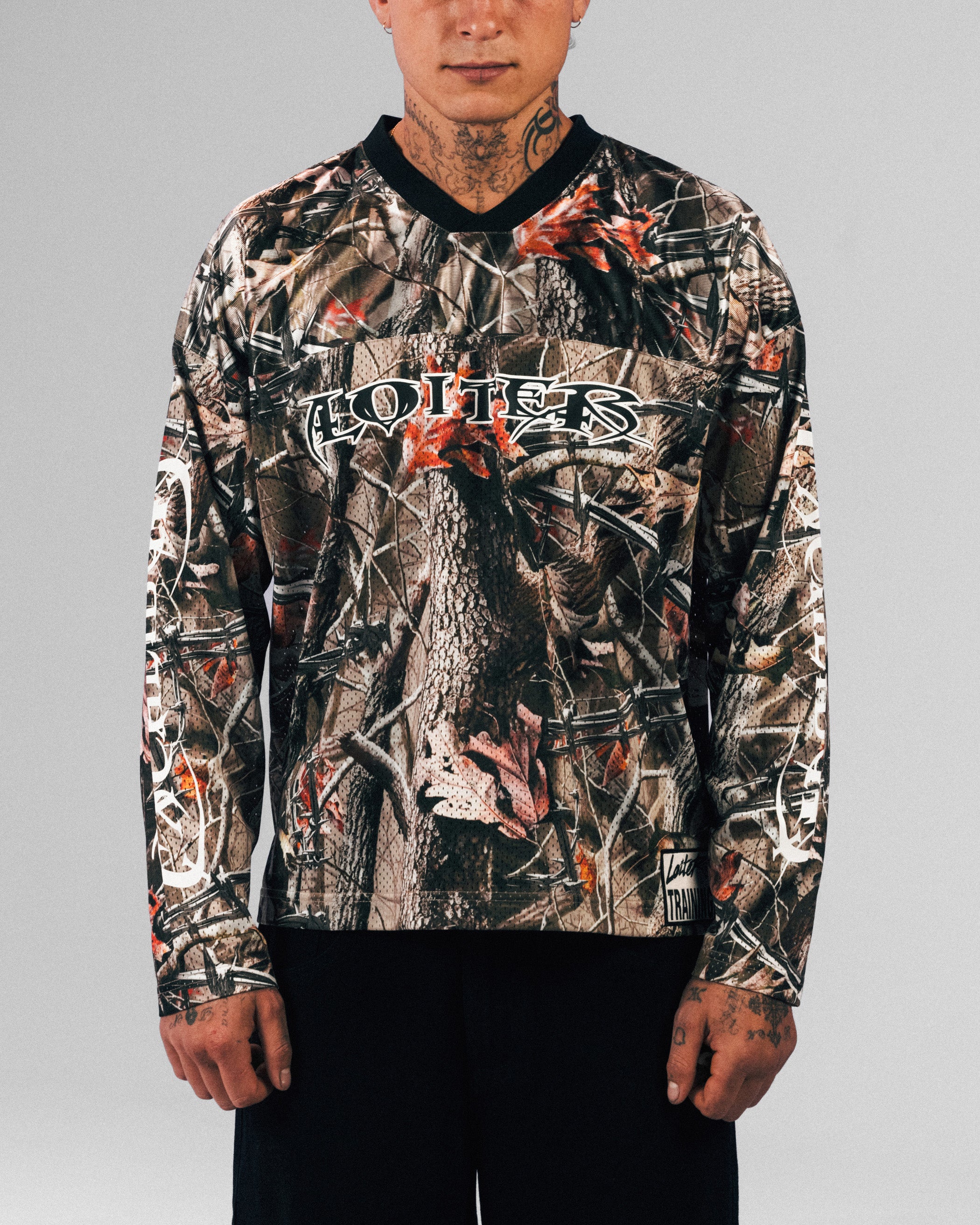 Loiter Long Sleeve Training Jersey Real Treet Camo | Culture Kings US