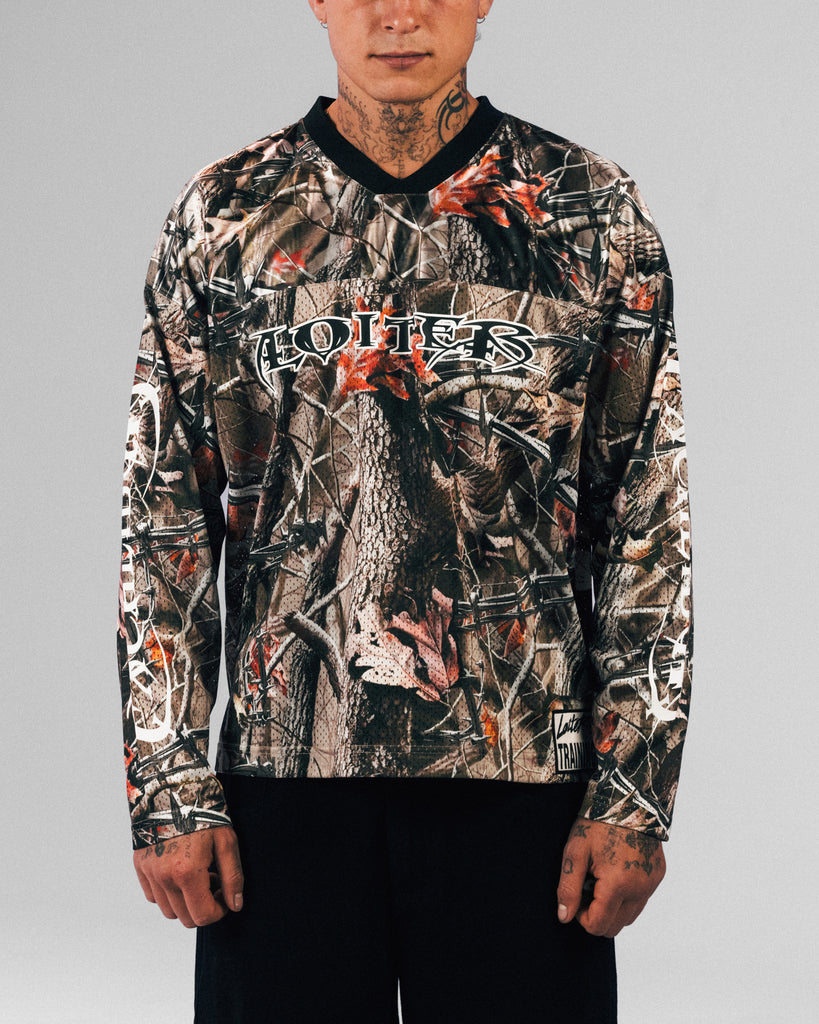 Loiter Long Sleeve Training Jersey Real Treet Camo | Culture Kings US