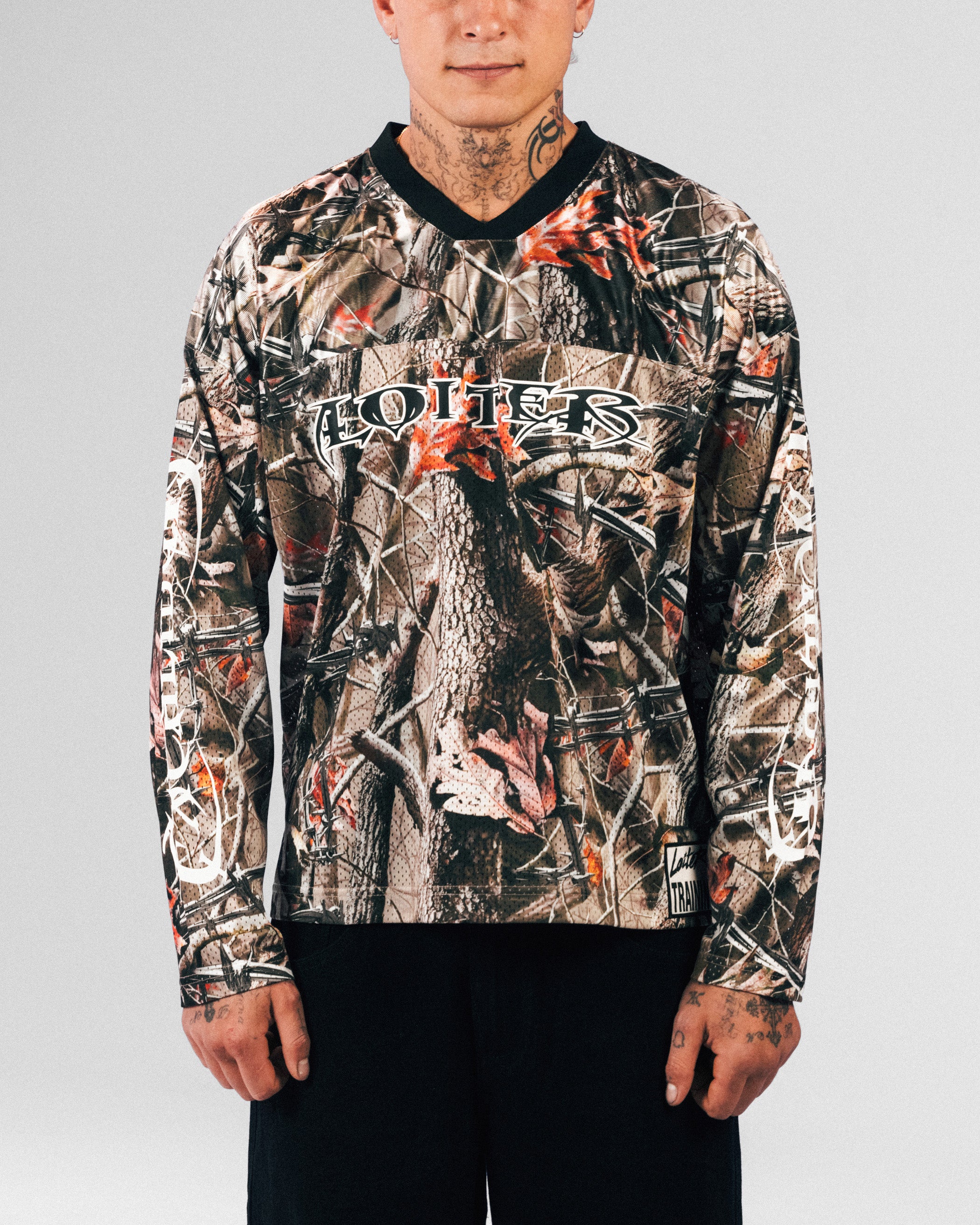 Loiter Long Sleeve Training Jersey Real Treet Camo | Culture Kings US