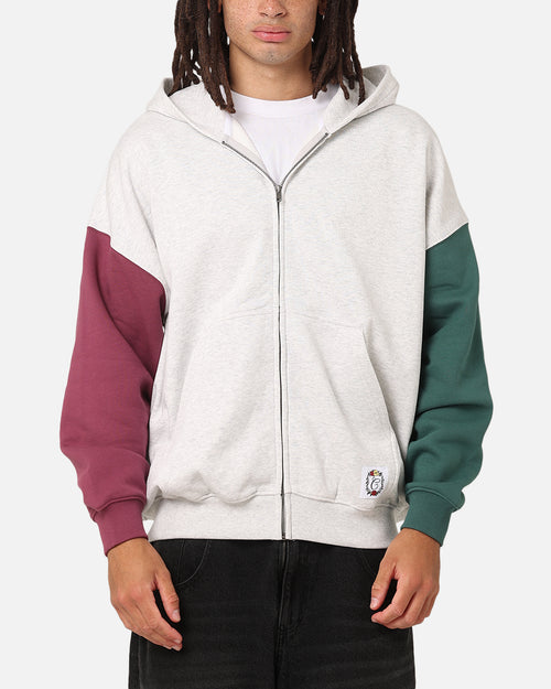 Carre Floral Full Zip Hoodie Multi