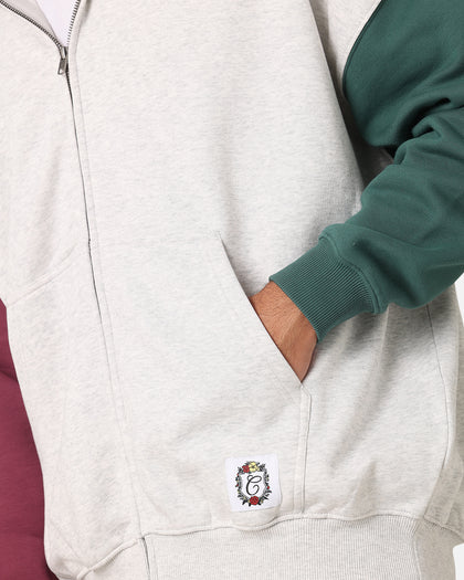 Carre Floral Full Zip Hoodie Multi