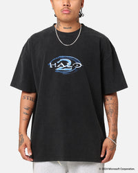 73Studio X Halo Halo 2 Vintage T-Shirt Black Acidwash