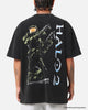 73Studio X Halo Halo 2 Vintage T-Shirt Black Acidwash