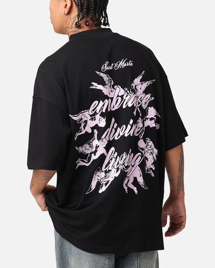 Saint Morta Divine Living T-Shirt Black